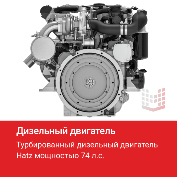 Двухроторная затирочная машина HODMAN D1260H Hydrostatic (Hatz 4H50TIC, 74 л.с.)